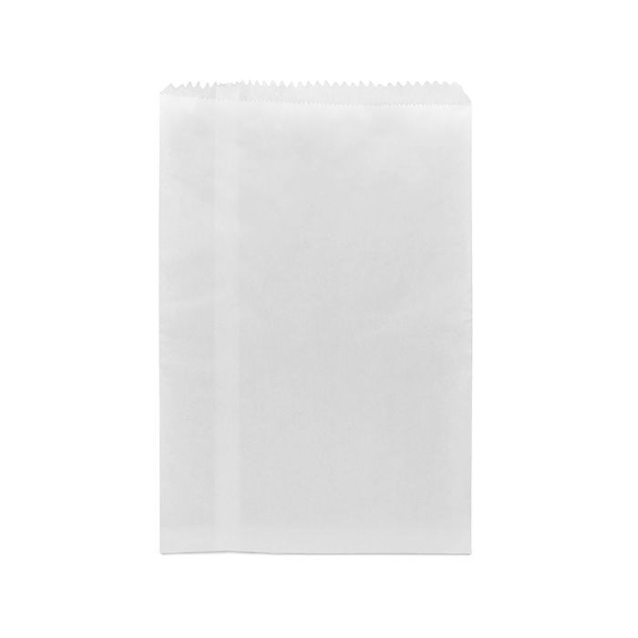 8 Long White Paper Bag image