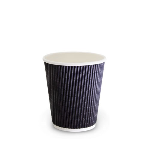 8oz Triple Wall Cup Black image