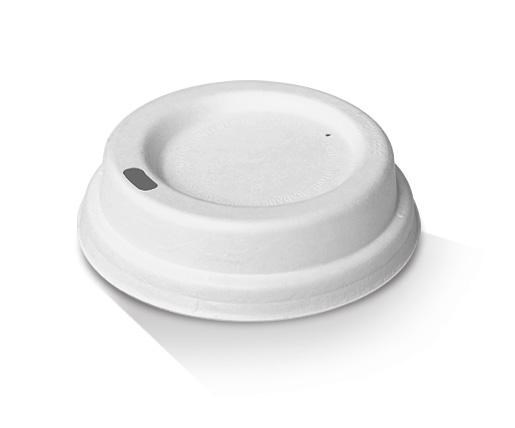 Bagasse Lid- 6/8/10 oz /White image