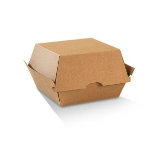 Burger Box Corrugated Brown image