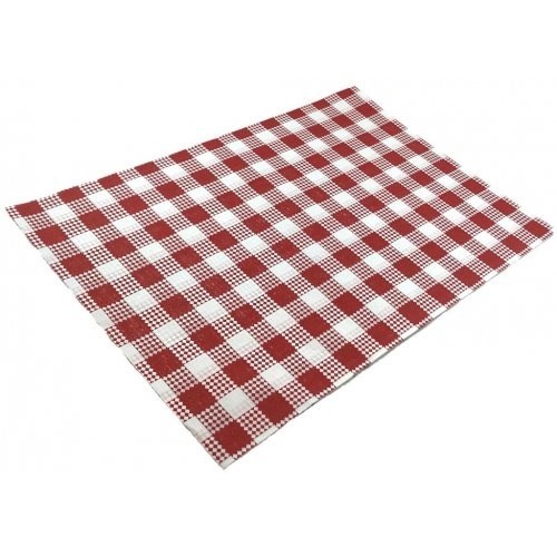 Burgundy Gingham 190x300mm (25x200) image