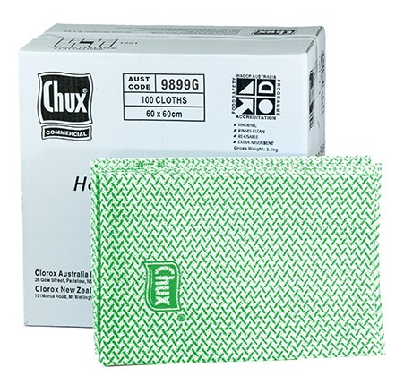 Chux Green H/Duty Cloth 60x60cm image