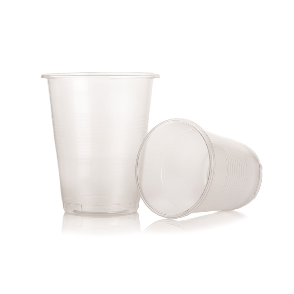 Cup Plastic White 180ml (6oz) image