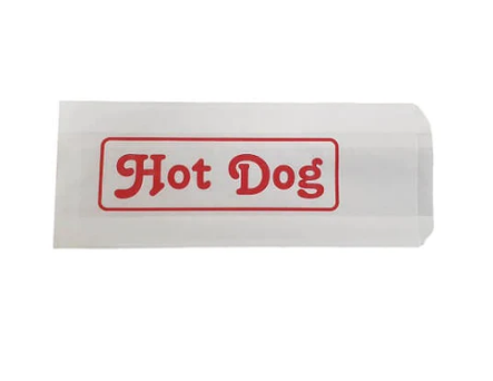 Hot Dog Printed Paper Bag image