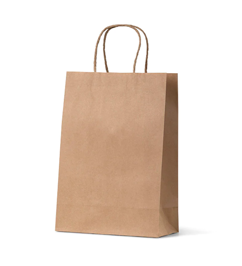 Junior Brown Paper Carry Bag 290x200x100 image