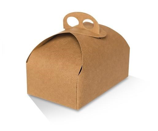 Kraft Cake Box - Medium / With handle 190x110x60mm image