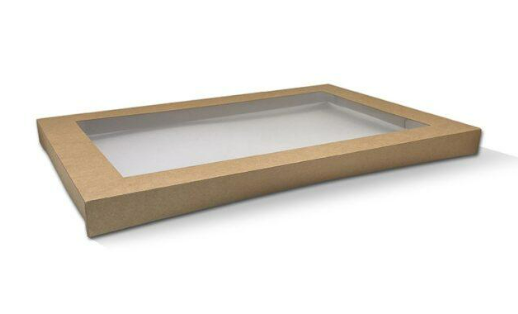 Kraft Catering Tray Lid - Medium Plus image