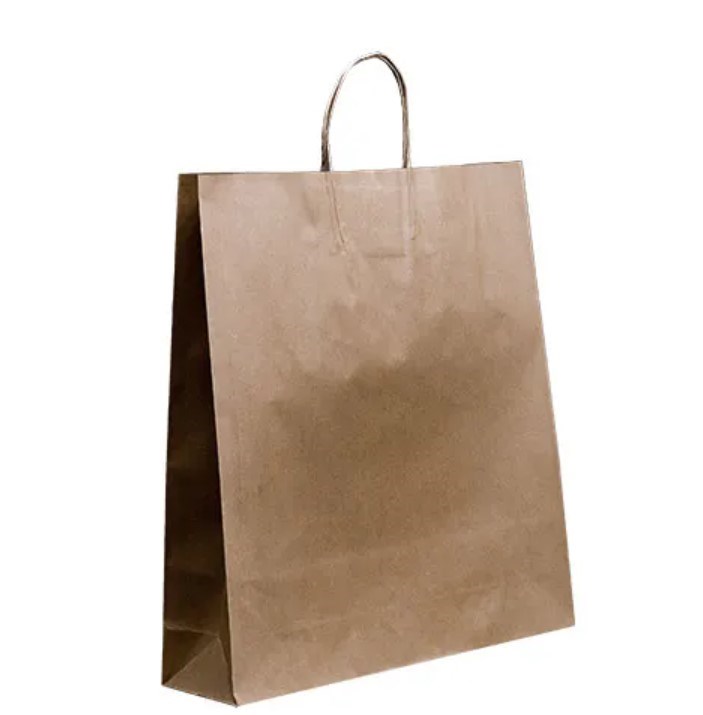 Large Brown Paper Carry Bag 500x450x125mm image