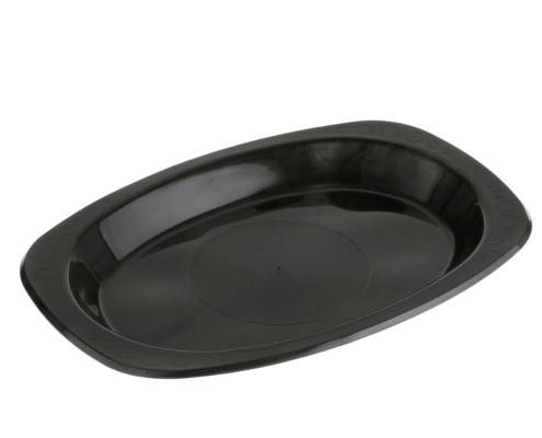 Oval Plate Medium Black210x300 image