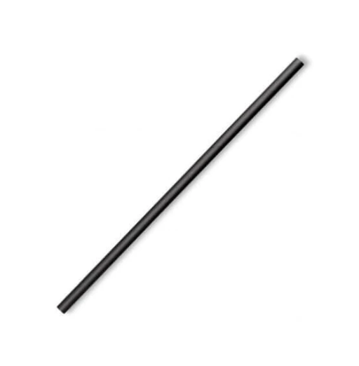 Paper Straw Reg Black image