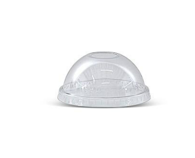 PET Dome Lid w hole - 10-12oz image