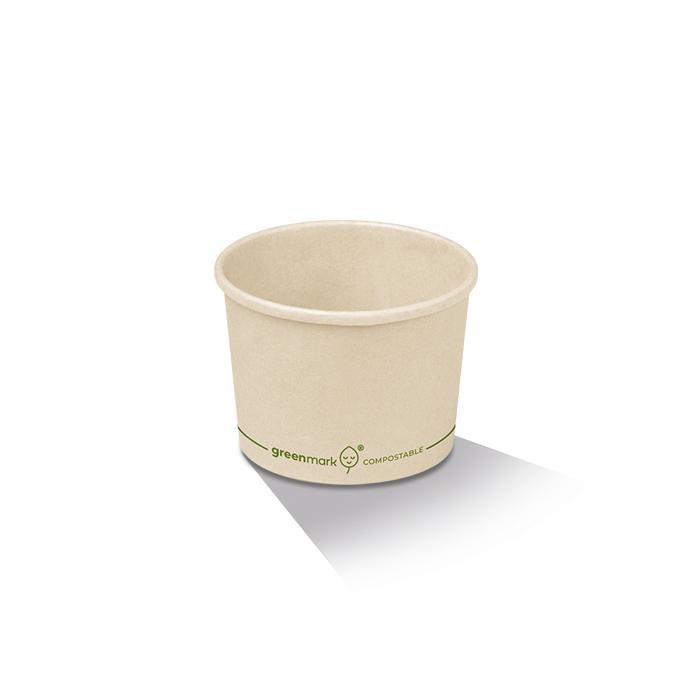 PLA Coated Bamboo Bowl 12oz image