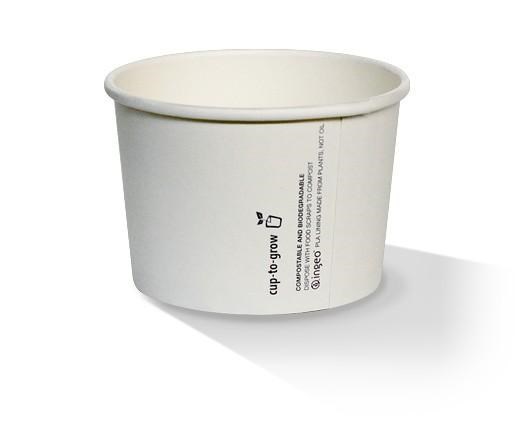 PLA Coated Paper Bowl 16oz White image