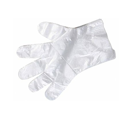 Poly Glove Clear One Size image