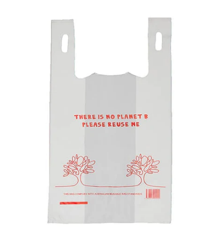 Printed Reusable Singlet Bag XL image