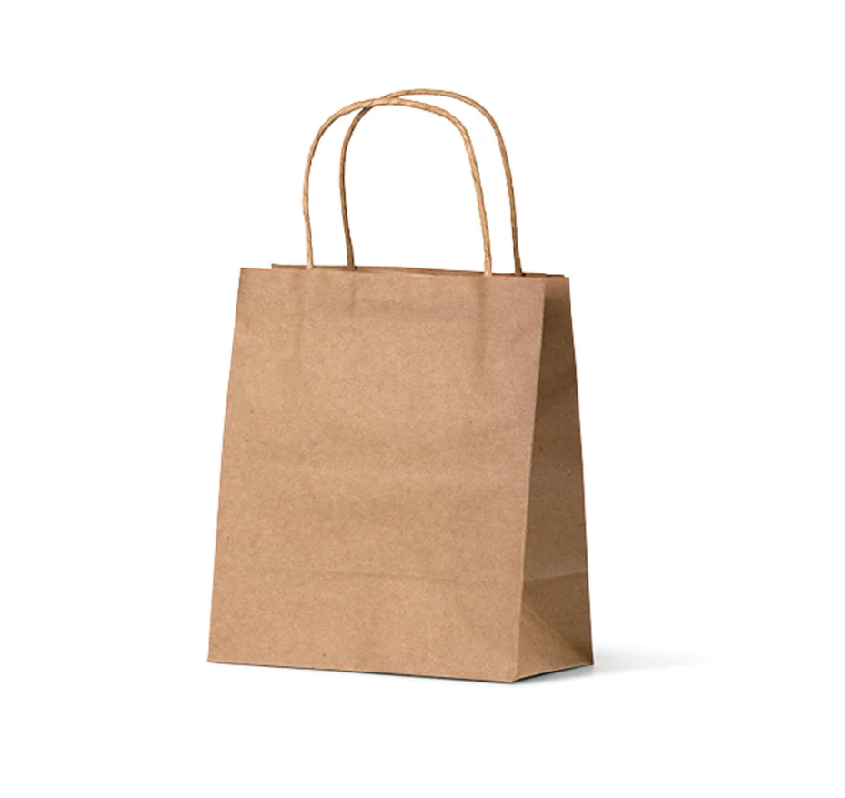 Toddler Brown Paper Carry Bag 200*170*100 image